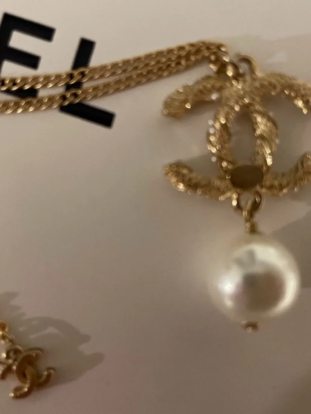 Authentic Chanel Pearl Necklace